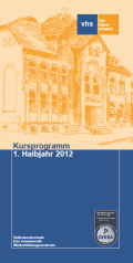 Das Programm 1-2012 Das Programm 1-2012